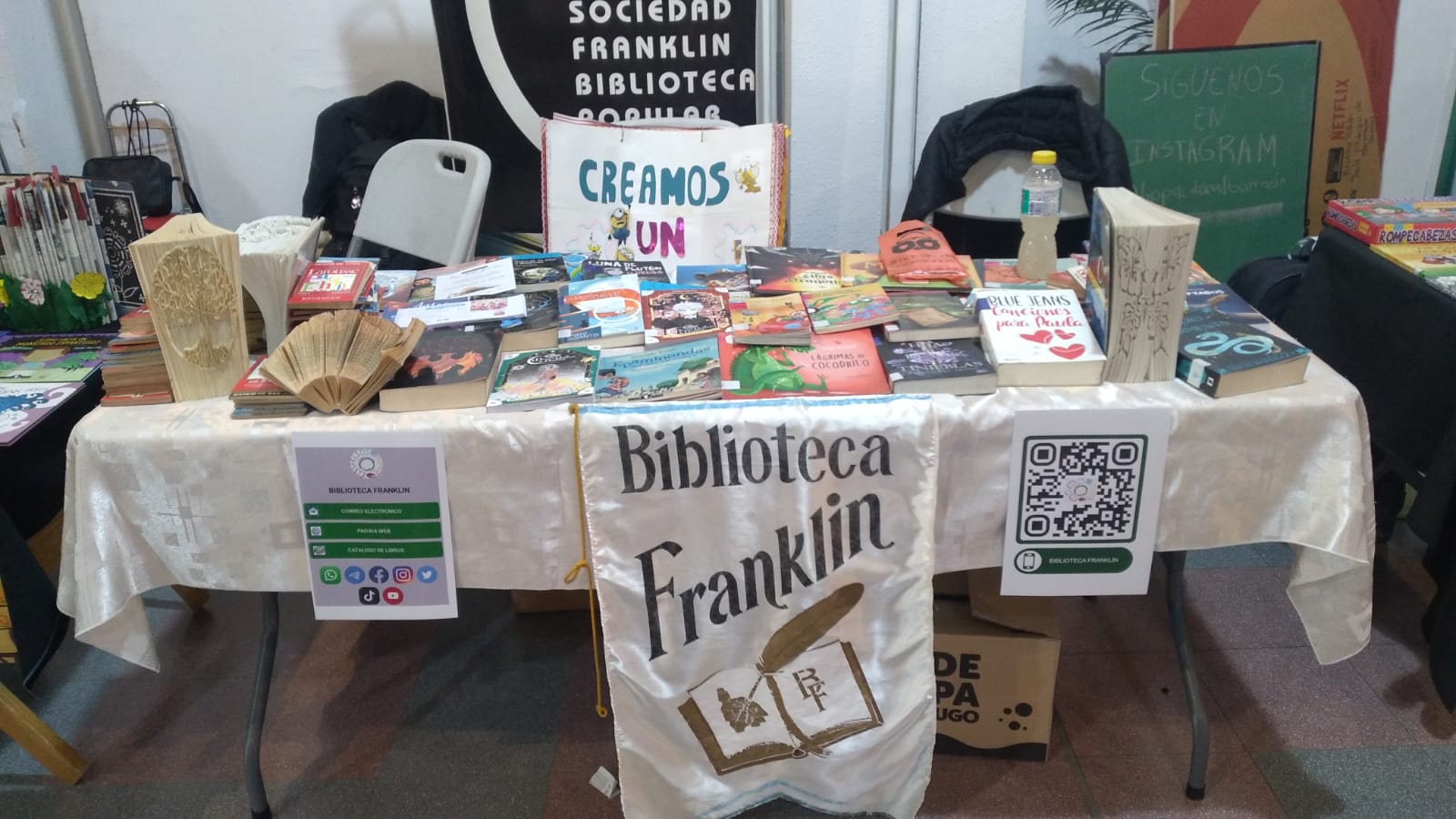 La Biblioteca Franklin en la Expo.Biblio Pop
